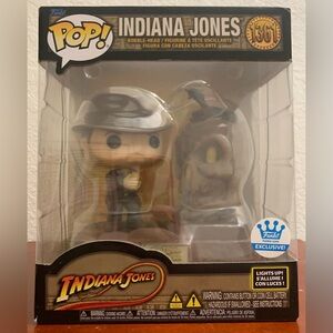 Funko Pop! Deluxe Light Up Indiana Jones #1361